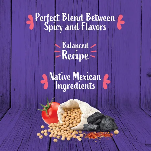 Vista 2 de DOÑA LOLA SALSA CALIENTE, 6.1 onzas líquidas, fabricada en México, sin sabores ni colores artificiales (salsa de soja picante La Negra)