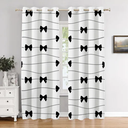 Vista 64 de Cortinas opacas de mármol abstracto blanco y gris para ventanas, cenefas opacas de poliéster multicapa para cocina, paquete de 2 unidades, 26 x 24