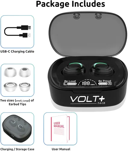 Vista 8 de Wireless V5.1 PRO auriculares funciona para Xiaomi Mi 10 Pro 5G IPX3 Bluetooth Touch impermeable, a prueba de sudorreducción de ruido con micrófono