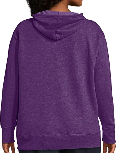 Vista 5 de JUST MY SIZE Women's Plus Size Zip-up Fleece Hoodie, EcoSmart Midweight Hooded Sweatshirt