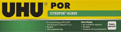 Vista 2 de UHU POR PEGAMENTO DE POLIESTIRENO EXTRUIDO 40G