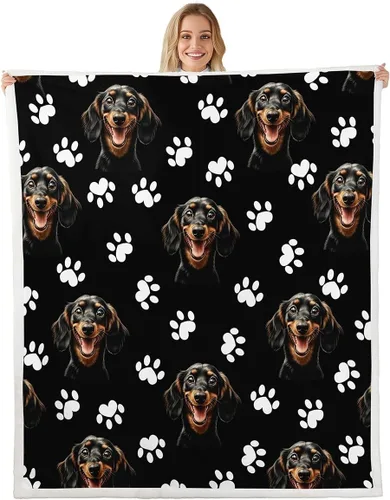 Vista 12 de Cartoon Animal Throw Flannel Blanket,Giraffe Zebra Lion Elephant Fleece Throw Blanket for Home Decor Sofa Couch,Pink Romantic Fleece Blanket,40"x50