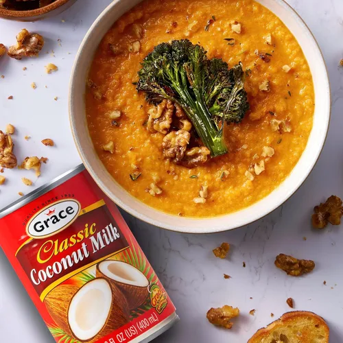 Vista 2 de Grace Leche de Coco Clásica 13.5 Fl Oz - Leche de Coco sin Azúcar