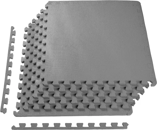 Vista 18 de BalanceFrom Puzzle Exercise Mat 1/2" Thick, EVA Interlocking Foam Floor Tiles for Home Gym, Mat for Home Workout Equipment, Floor Padding for Kids