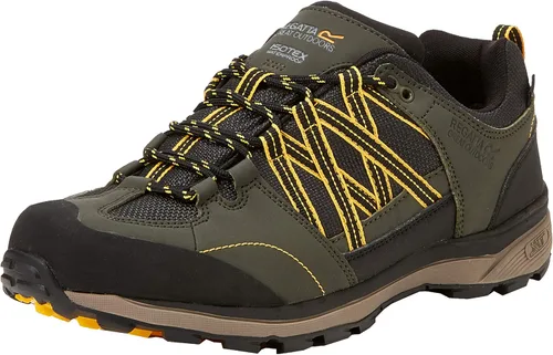 Vista 19 de Regatta Samaris Low II WP - Zapatillas de senderismo AW18 Negro Fiesta Rojo