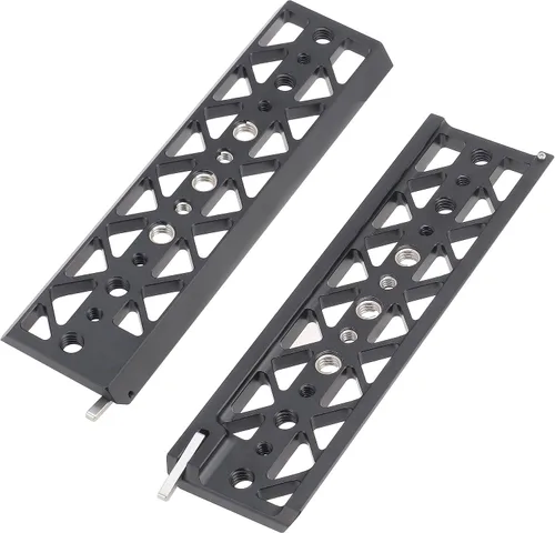 Vista 13 de Fotga Placa de cola de milano estándar de 5 pulgadas y 5 pulgadas con orificios de tornillo de 1/4 "-20 3/8"-16 para soporte de luz de trípode