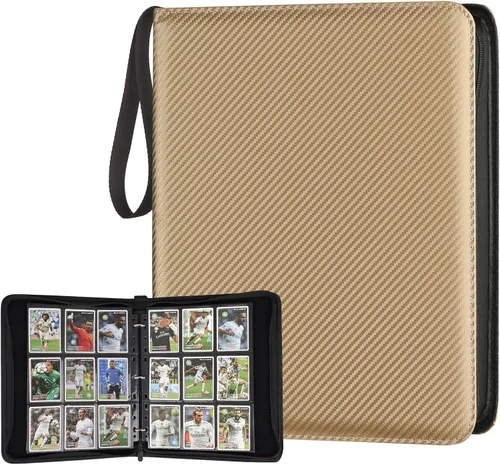 Vista 57 de GERMUN Carpeta Mini de Tarjetas de 1 Bolsillo, Carpeta de Tarjetas Coleccionables de 80 Bolsillos, Álbum Pequeño Premium de Colección de Tarjetas