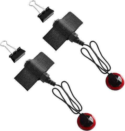 Vista 2 de TIMESETL 5 pastillas de micrófono de contacto piezoeléctrico autoadhesivas para guitarra, violín, viola, violonchelo, banjo, ukelele, mandolina y más