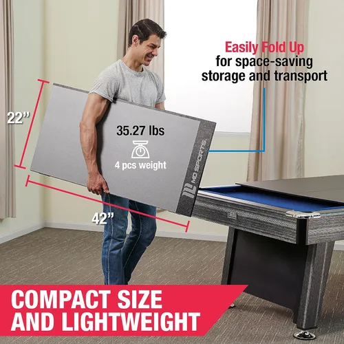 Vista 6 de MD Sports Table Tennis Tables Multiple Styles Ping Pong Tables, Foldable for Easy Storage with Nets Included, Perfect for Family Game Rooms