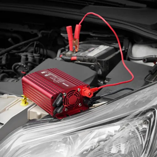 Vista 9 de BESTEK Inversor de Corriente de Onda Sinusoidal Pura de 300 Vatios - Adaptador Inversor de Enchufe de Automóvil de CC 12V a CA 110V, Convertidor