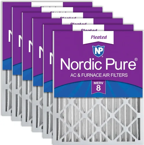 Vista 23 de Nordic Pure Filtro de aire plisado MERV 7 de 12 x 24 x 4 (tamaño real: 11 1/2 x 23 3/8 x 3 5/8)