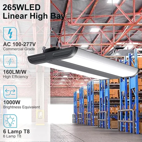 Vista 47 de Lightdot Luces LED de 40 pulgadas para tienda de bahía alta, 100-277 V 【Equipadas con controlador】 240W 33600LM [Eqv.960W MH] 5000K gran cobertura
