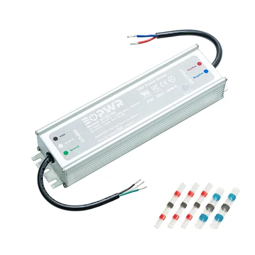 Vista 7 de Controlador LED 60W Impermeable IP67 Fuente de Alimentación AC120-277V a 12V CC Transformador de Bajo Voltaje Adaptador Voltaje Constante para Tira