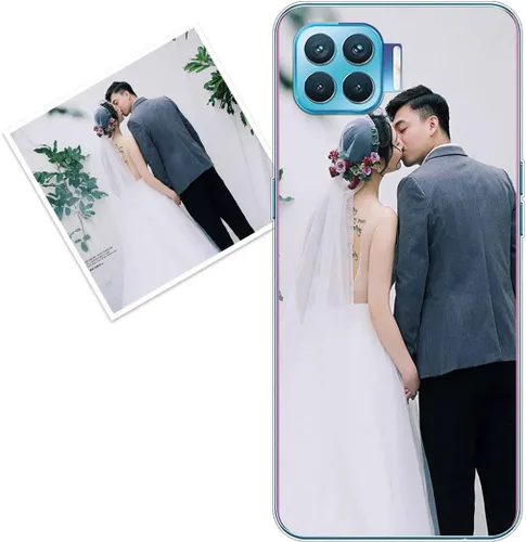 Vista 251 de Funda personalizada compatible con Oppo A1 Pro, fundas de teléfono personalizadas con imagen de foto, imagen de texto, cubierta transparente