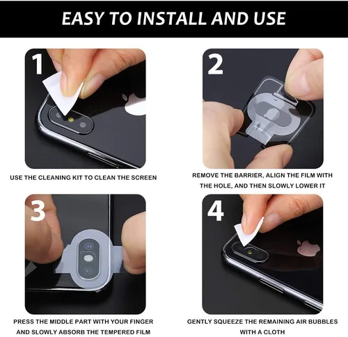 Vista 5 de Suoman Paquete de 3 protectores de lente de cámara Samsung Note 20 Ultra - [aleación de aluminio] [no afecta las tomas nocturnas] Película de vidrio