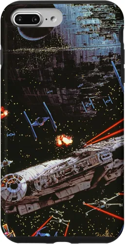Vista 12 de Carcasa negra para iPhone 14 Pro Max Star Wars El Retorno de la Estrella de la Muerte Jedi II