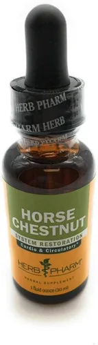 Herb Pharm Extracto líquido para venas saludables y circulación, castaño de indias, 1 onza líquida