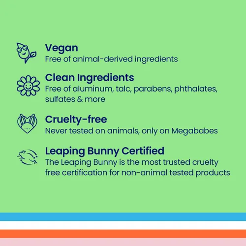 Vista 6 de Megababe Barra de jabón para axilas, barra espacial, con carbón desintoxicante para control de olores, 4.5 onzas