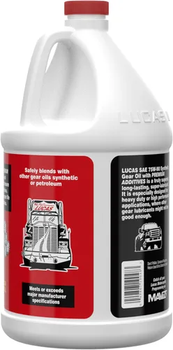 Vista 2 de Lucas Oil 10048 SAE 75W-90, lubricante sintético para transmisión y diferencial, 1 galón