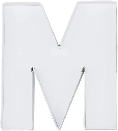 Vista 5 de WENPACK 8" Pequeñas Bandejas de Cartón Rellenables en Forma de Letra de Papel Maché Figuras Recortadas Contenedor de Comida para Dulces (S)