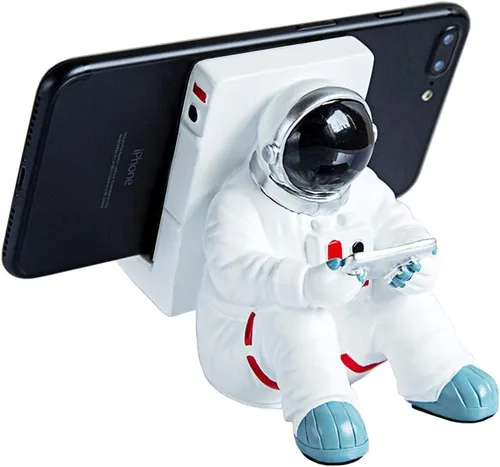 Soporte de teléfono para escritorio, soporte creativo de astronauta para teléfono celular, tabletas, soporte de teléfono para iPhone, iPad, teléfono