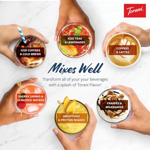 Vista 8 de Jarabe Torani sin azúcar, sabor S'mores, 12.7 oz. (paquete de 4 unidades)