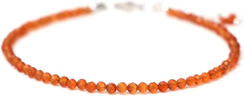 Vista 10 de Pulsera ajustable de plata esterlina 925 con cuentas completas para mujer, cuentas de piedras preciosas naturales, pulsera delicada, regalo