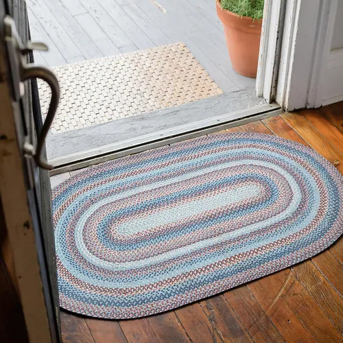 Vista 25 de Homespice Alfombra ovalada trenzada de yute de hoja ámbar, ideal como Hoja de ámbar