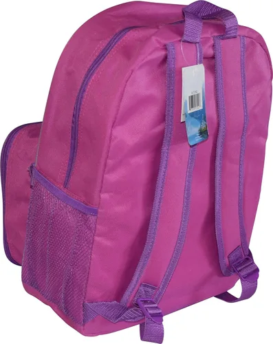 Vista 4 de Group Ruz Frozen Anna Elsa Mochila de 16 pulgadas con fiambrera desmontable a juego
