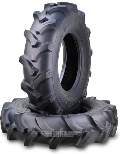 SUPERGUIDER 6.00-12 Neumático agrícola para tractor de granja R-1 Patrón 6 capas Set 2-16001