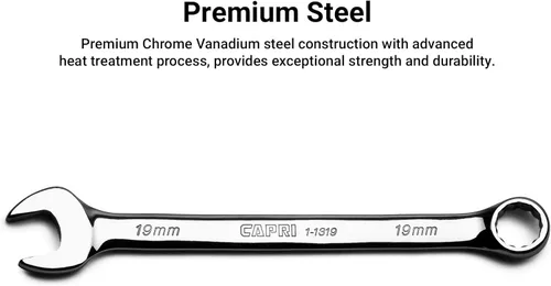 Vista 3 de Capri Tools Llave Combinada 0.827 in, 12 Puntos, Métrica (1-1321)
