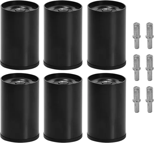 Vista 16 de Patas de metal de 2 pulgadas de repuesto para base de cama ajustable eléctrica, tornillo no ajustable en patas cortas