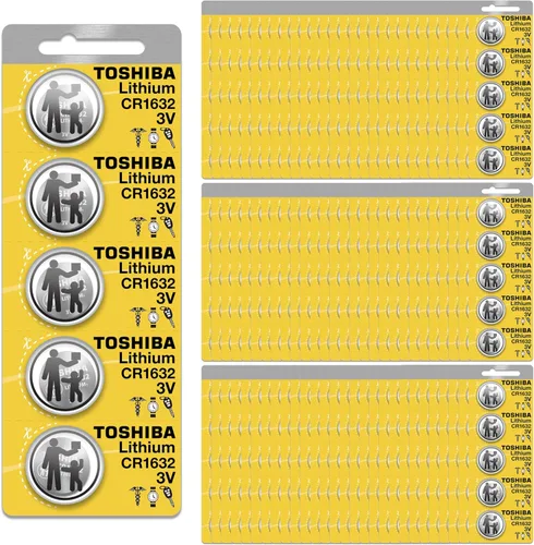 Vista 10 de Toshiba CR1632 - Paquete de ampolla resistente a los niños de celda de moneda de litio 3V (2 baterías)