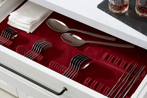 Vista 5 de Rayen 6314 Organizador de cajones, rojo