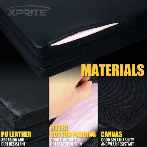 Vista 5 de Colchón Xprite 4Runner, Almohadilla de Cama de Espuma Premium de 1.7 Pulgadas de Grosor, Plataforma de Dormir Portátil Plegable Compatible