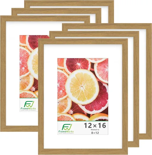 Vista 83 de FrameWorks Marcos de fotos clásicos de madera de 5 x 7 a 4 x 6 con vidrio templado, color negro, paquete de 2