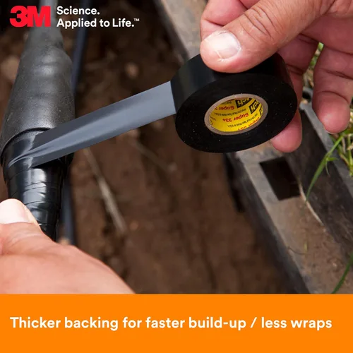 Vista 4 de 3M 6133 Super 33 cinta eléctrica de vinilo