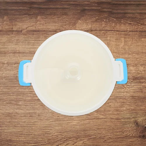 Vista 4 de Hemoton Arrocera para microondas de 4 tazas de plástico multiusos para cocinar rápidamente arroz, verduras, pasta, vaporizador para microondas