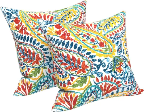 Vista 158 de LVTXIII - Juego de fundas para cojines de sofá o sillón de exteriores, para lumbar, no se decoloran, 2 unidades de 12" x 20", con relleno, estampado