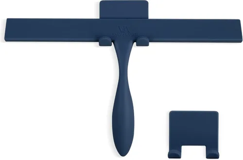 Vista 8 de Escobilla de goma para puerta de cristal de ducha, escobilla de ducha de 11 pulgadas para puertas de cristal, limpiaparabrisas de silicona para baño