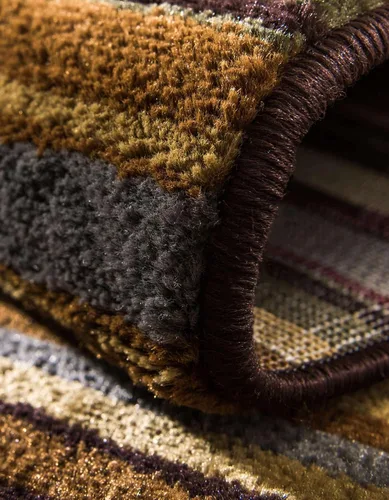 Vista 7 de Unique Loom Barista Collection - Alfombra Icatu (octágono de 6 pies 1 pulgada, beige/marrón)