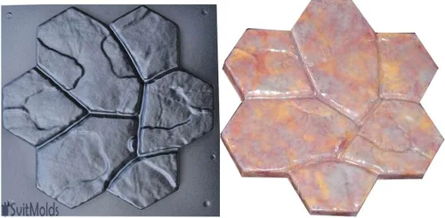 Concrete Mold DIY Stepping Stone Pavers, Concrete Mold for Path, Cement Mold, Paver Brick Mold, Garden Decor Mold, Pavers for Garden Walkway,