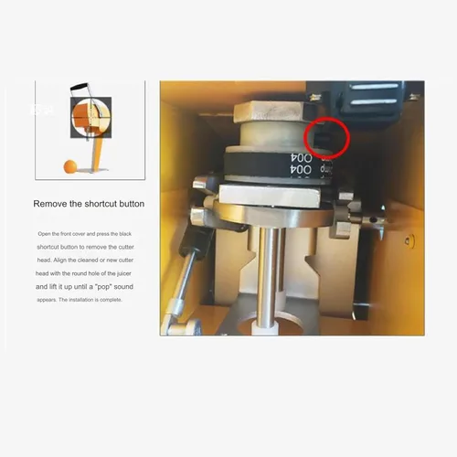 Vista 3 de Exprimidor de limón naranja Exprimidor Juicer portátil eléctrico fresco exprimido para el hogar exprimidor comercial de frutas, naranja