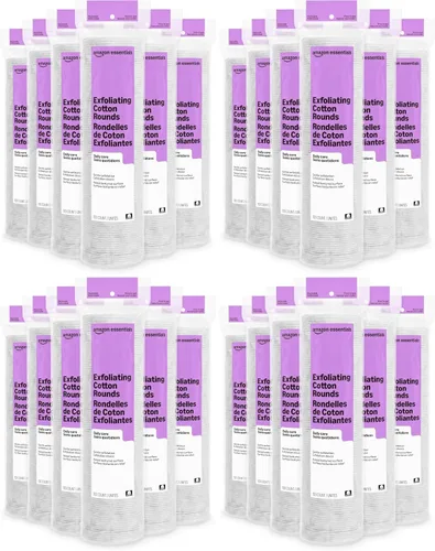 Vista 6 de Amazon Basics - Círculos exfoliantes de algodón, 100 unidades (paquete de 1)