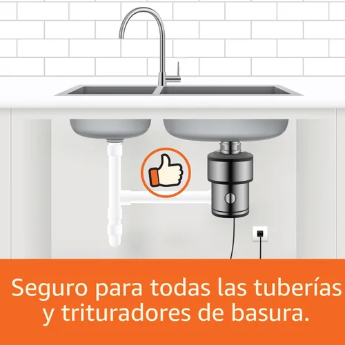 Vista 7 de Yaxa Basics Gel removedor de obstrucciones de drenaje de máxima fuerza - Desatasca el cabello y la grasa, 80 onzas líquidas