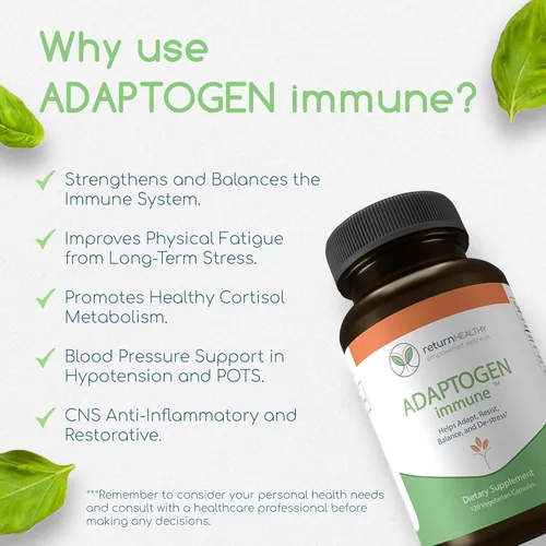 Vista 6 de Adaptógeno inmune, suplementos de adaptógenos, suplementos de Ashwagandha con ginseng siberiano, raíz de astrágalo y más - Promueve