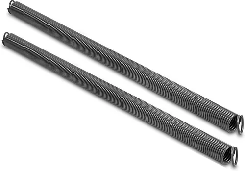 Vista 7 de Par de resortes de extensión de puerta de garaje resistentes de 70 libras, resorte elástico, electroforesis de alta precisión recubierto negro