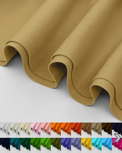 Vista 35 de Tela de tapicería de fieltro acrílico 34 Aqua por The Yard