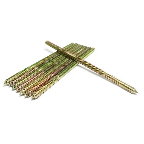 Vista 5 de 8 pernos de suspensión de 5/16-18 x 7 pulgadas, pernos de doble cabeza, tornillos autorroscantes en pulgadas para muebles