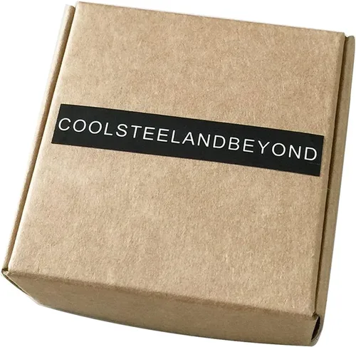 Vista 6 de Aretes de aro con bisagras de acero inoxidable para hombres y mujeres, 2 piezas